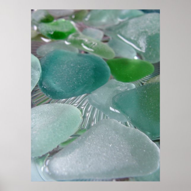 Green Vibrations Print Poster (Vorne)