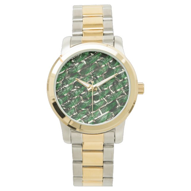 Green 'wall' Effekt und dunkelste Blasen? Armbanduhr (Vorderseite)