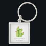 GREEN WATERCOLOR DESERT CACTUS SAVE THE DATE GIFT SCHLÜSSELANHÄNGER<br><div class="desc">Wenn Sie weitere Anpassungen oder andere passende Artikel benötigen,  kontaktieren Sie mich bitte unter info@yellowfebstudio.com</div>