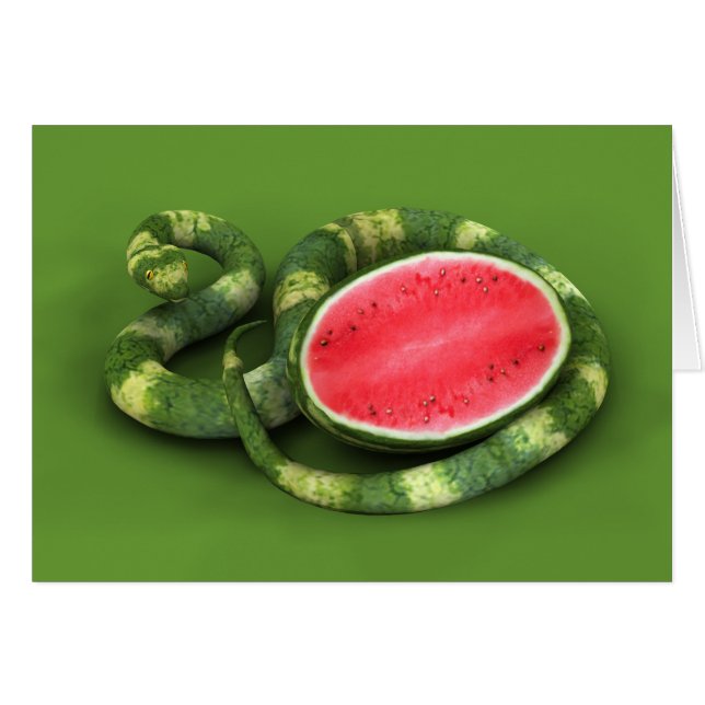 Green Watermelon Snake (Vorderseite (Horizontal))