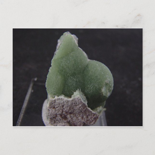 Green Wavellite Post Card Postkarte (Vorderseite)