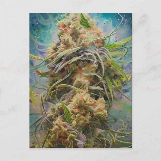 Green Weed Postkarte (Vorderseite)