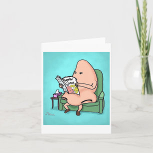 Green Weenii "Popular Sinus" Note Card Karte