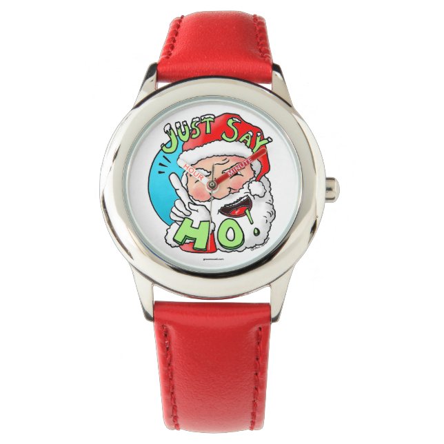 Green Weenii "Sag einfach HO!" Kinderwache Armbanduhr (Vorderseite)