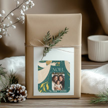 Green Weihnachten Holiday Postkarte 2