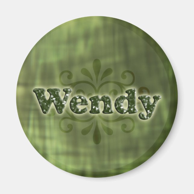 Green Wendy Magnet (Vorne)