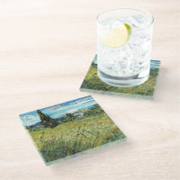 Green Wheat Field Vincent van Gogh Poster