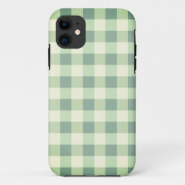 Green & White Kariert Gingham Hübsch Case-Mate iPhone Hülle