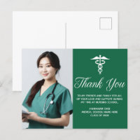 Green White Medical Caduceus Foto Vielen Dank