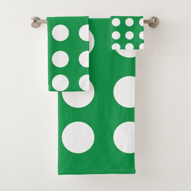 Green White Polka Point Girly Chic (En situation)