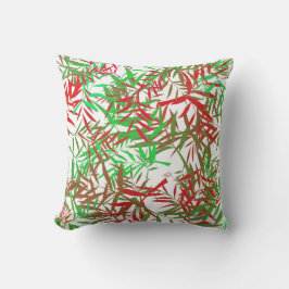 Green Willow-Blätter Kissen