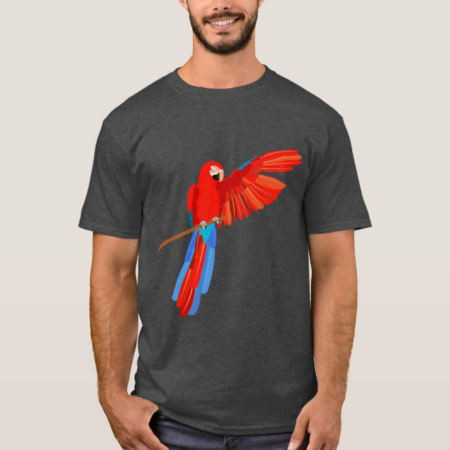 Green Winged Macaw T-Shirt (Vorderseite)