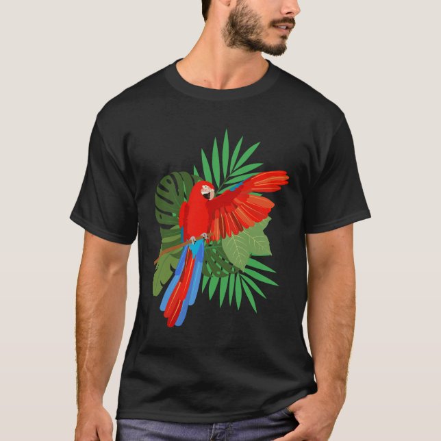 Green Winged Macaw T-Shirt (Vorderseite)