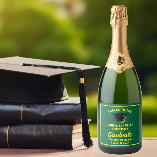 Green Yellow Graduate Custom 2025 Graduation Party (Von Creator hochgeladen)