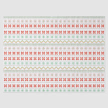 Green-Yellow-Red Pixel knit Pattern