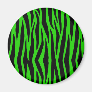 Green Zebra Magnet