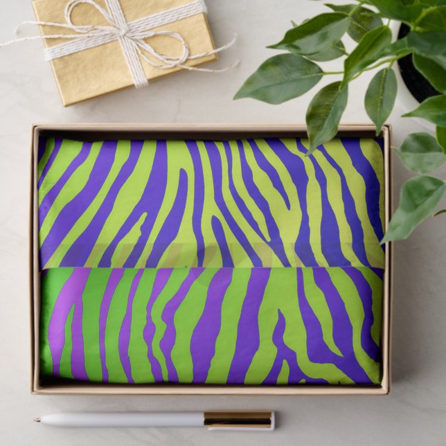 Green Zebra Seidenpapier (Geschenk)