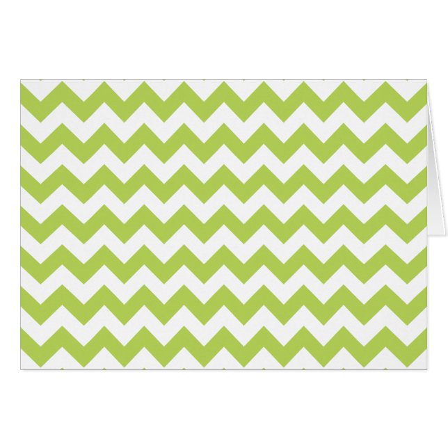 Green Zigzag, grün Zickzack, geometrisches Muster (Vorderseite (Horizontal))