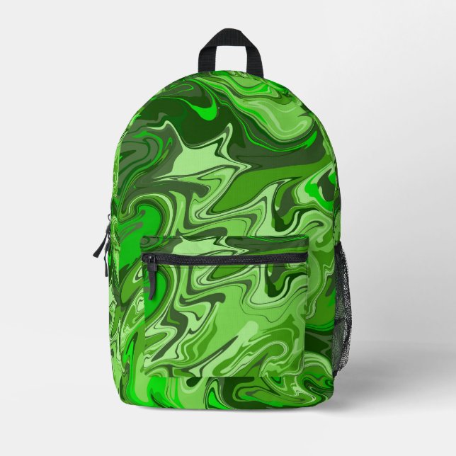 Green Zone Bedruckter Rucksack (Vorderseite)