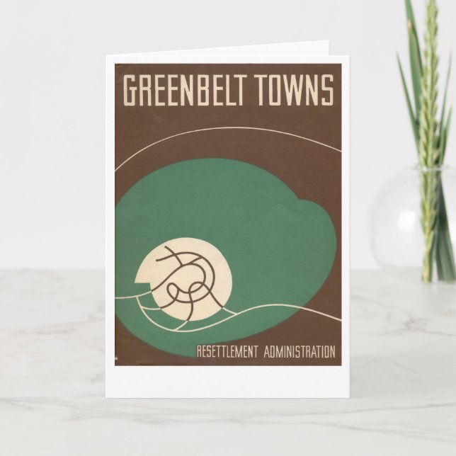 Greenbelt-Museumsanmerkungskarte Karte (Vorderseite)