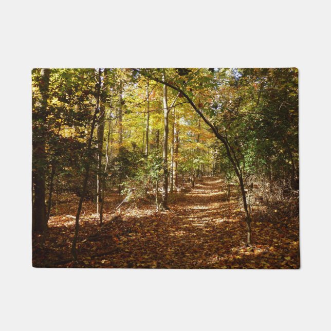 Greenbelt Park in Herbst I Maryland Landschaft Fußmatte (Vorderseite)
