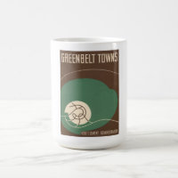 Greenbelt-Stadtbild auf Tasse
