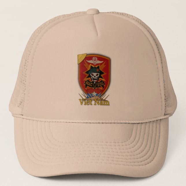 Greenberets Spezialkräfte vietnam War Hat Truckerkappe (Vorderseite)