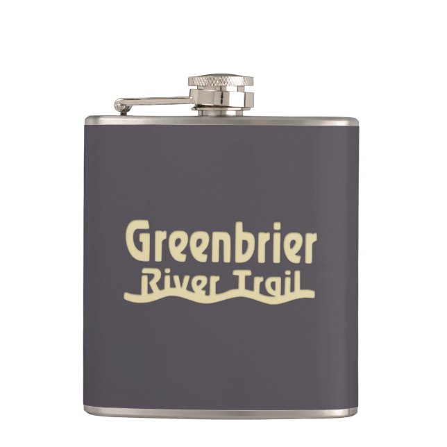 Greenbrier River Trail Flachmann (Vorderseite)