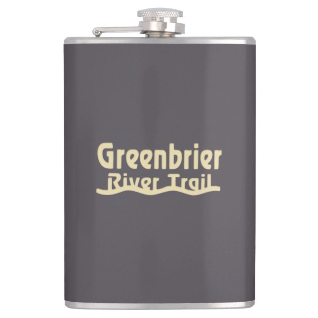Greenbrier River Trail Flachmann (Vorderseite)