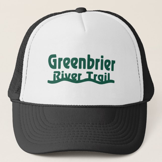 Greenbrier River Trail Truckerkappe (Vorderseite)