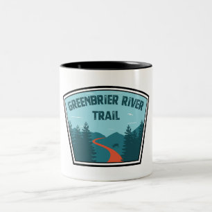 Greenbrier River Trail Zweifarbige Tasse
