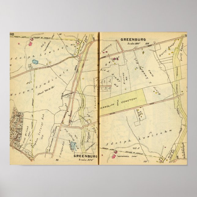 Greenburg, New York 4 Poster (Vorne)