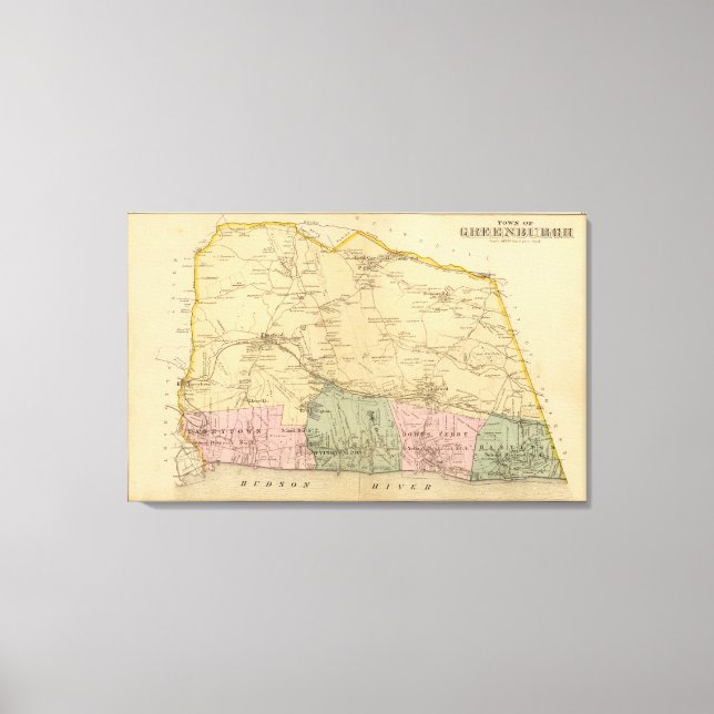 Greenburgh, New York Leinwanddruck (Vorderseite)