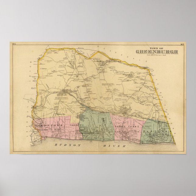 Greenburgh, New York Poster (Vorne)