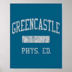 Greencastle High School Hs Greencastle In Sportunt Poster