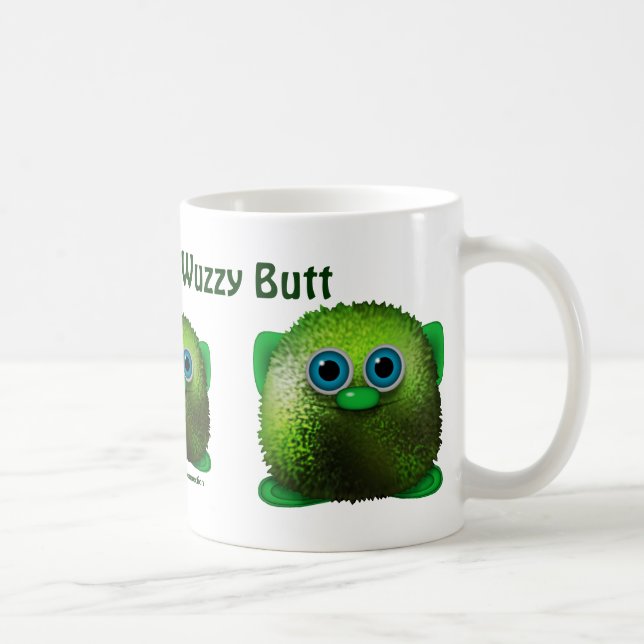 Greendle the Cudly Wuzzy-Hintern Drinking Tasse (Rechts)