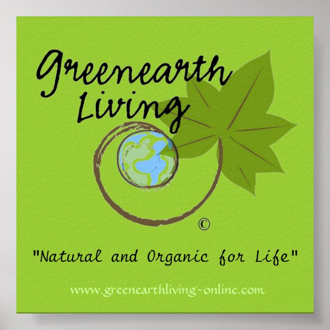 Greenearth Living Poster (Vorne)