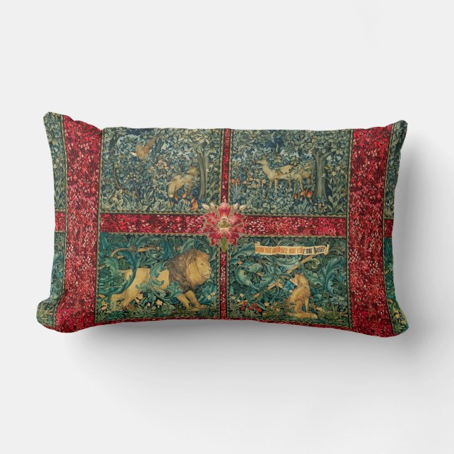 GREENERIE, WALDTIERE, LION, FOX, PHEASANT, HUNDE LENDENKISSEN (Vorderseite)