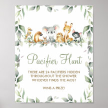 Greenery Australian Animals Schnuller Hunt Game