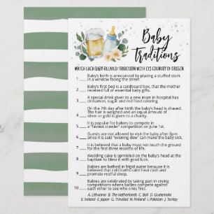 Greenery Baby Brewing Baby Tradition Spiel