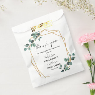 Greenery Boho Leaf Favor Boxes Geschenktütchen