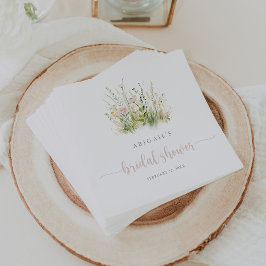 Greenery Boho Wildblume Brautparty Napkins Serviette