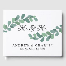 Greenery Branches Mr & Mr. Gay Wedding