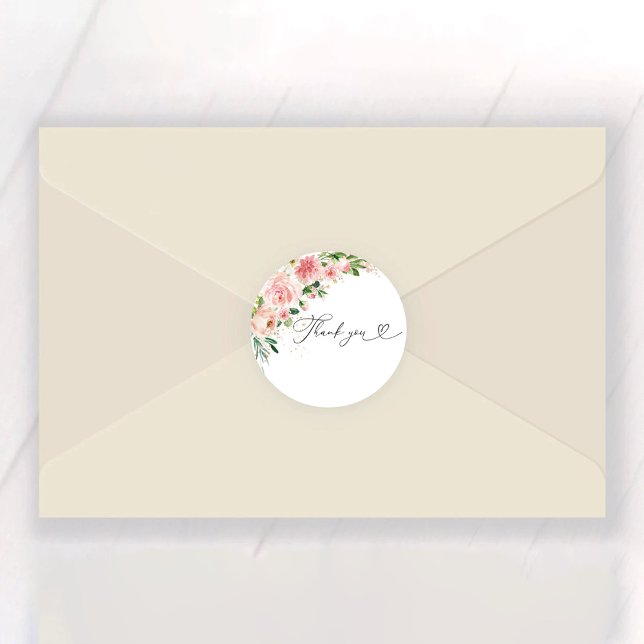 Greenery Brautparty Classic Round Aufkleber (Von Creator hochgeladen)