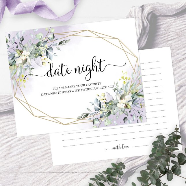 Greenery Brautparty Date Night Jar Cards (Von Creator hochgeladen)