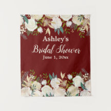Greenery Brautparty Foto Stand Burgundy Prop