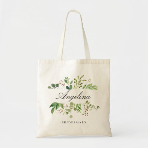 Greenery Bridesmaid Personalisiert-10 Tragetasche