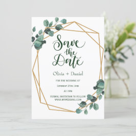 Greenery Elopement Save The Date Invitation Einladung