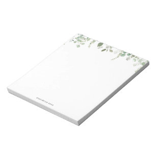 greenery eucalyptus foliage notizblock