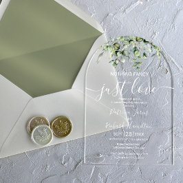 Greenery Eucalyptus Wedding Acryleinladungen